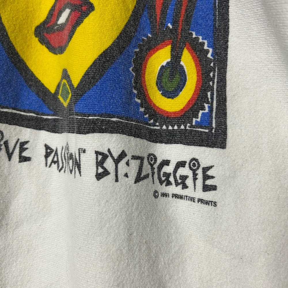 Vintage Lee Superweight Cotton Graphic Sweatshirt Primitive Passion By Ziggie XL - Picture 2 of 11